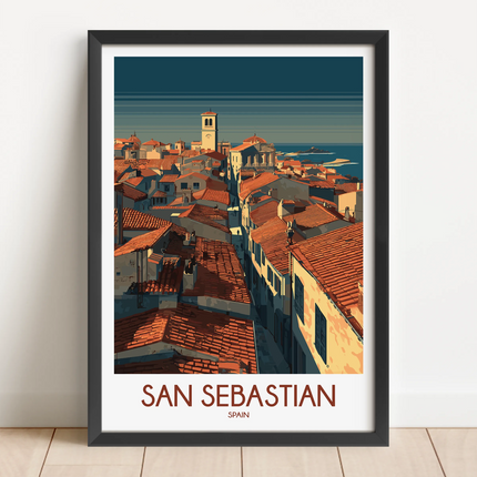 San Sebastian Souvenir Poster Print