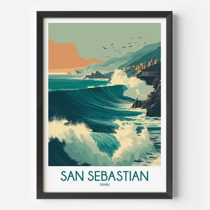 San Sebastian Souvenir Poster Print