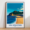 San Sebastian Souvenir Poster Print