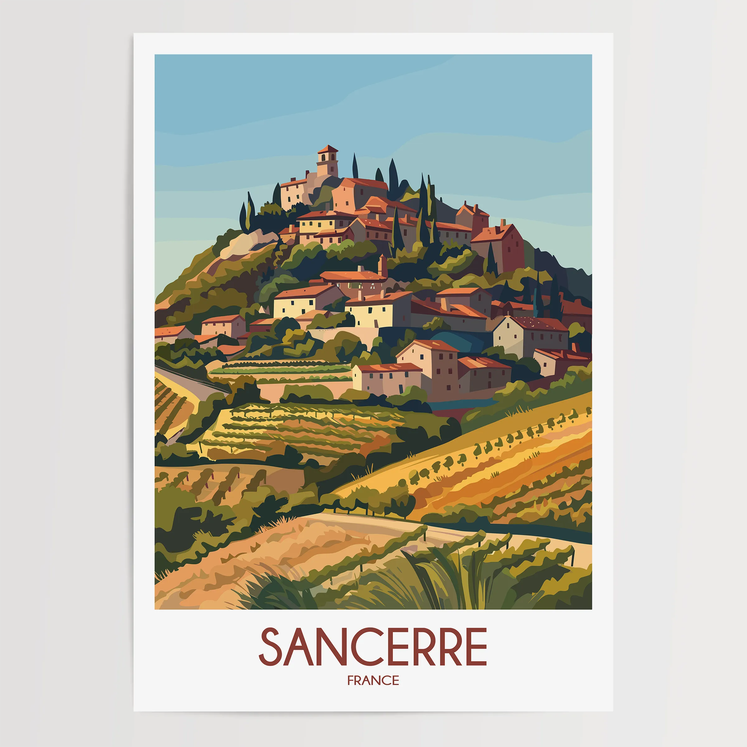 Sancerre Destination Art Gift