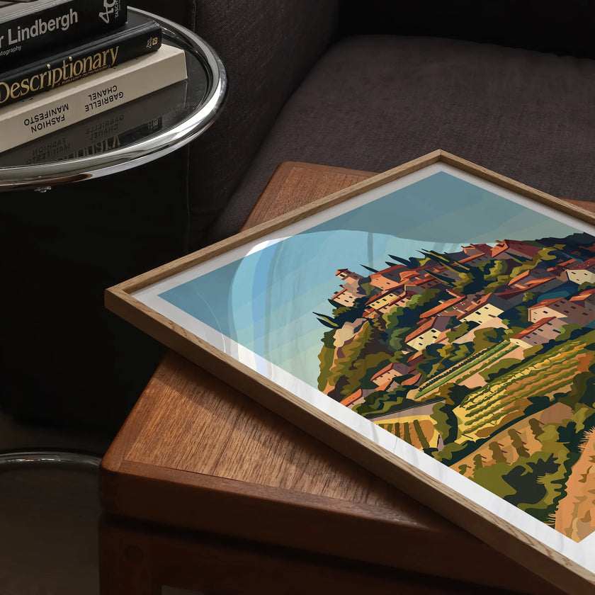 Sancerre Modern Travel Poster