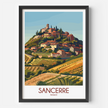 Sancerre Modern Travel Poster