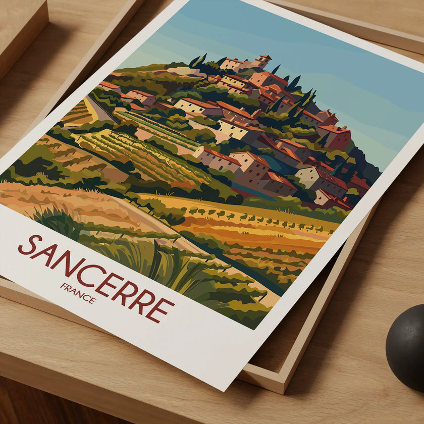 Sancerre Souvenir Poster Print