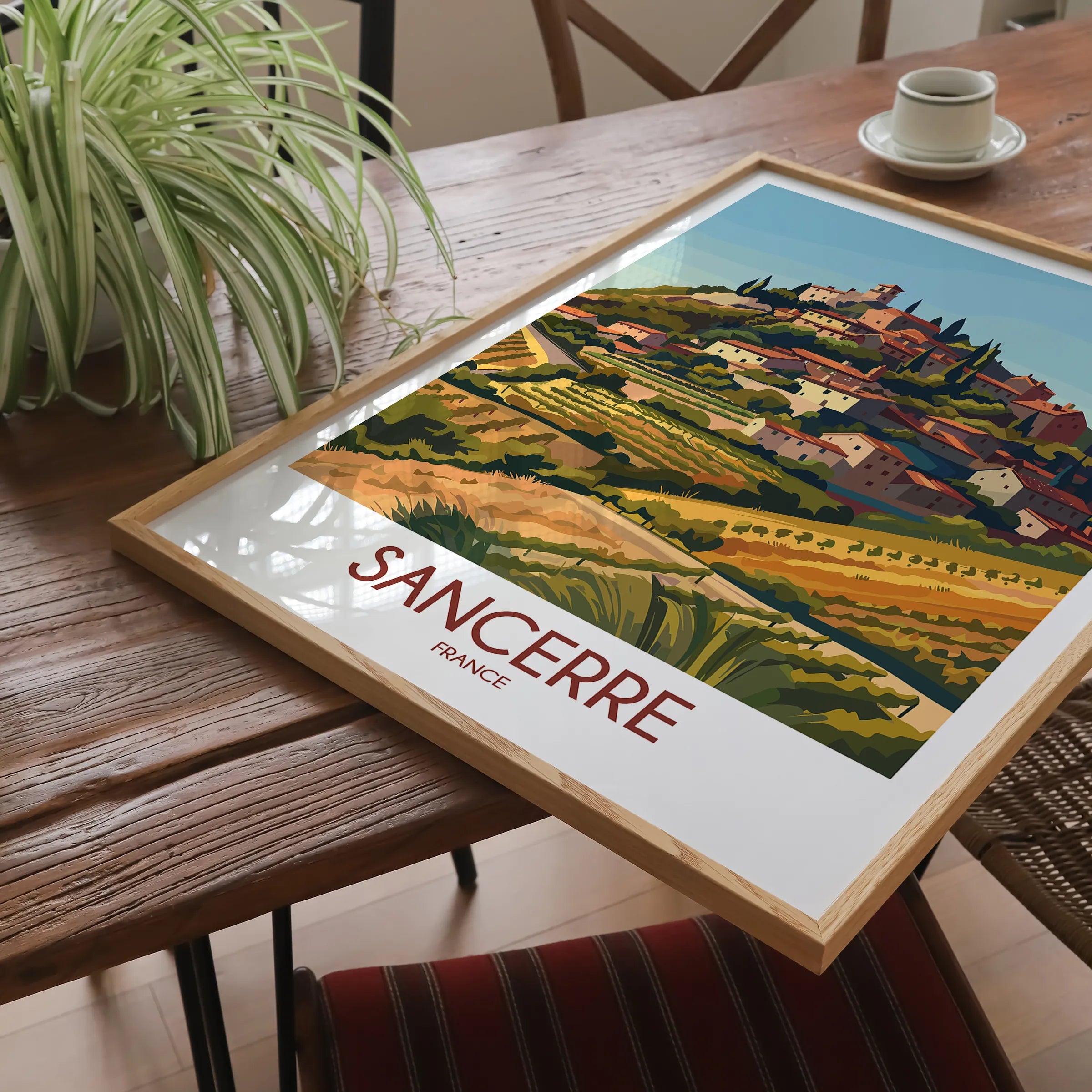 Sancerre Vintage Style Print