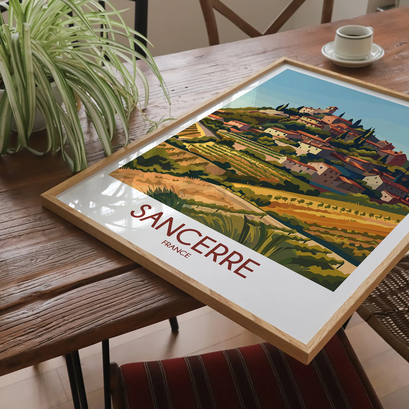 Sancerre Vintage Style Print