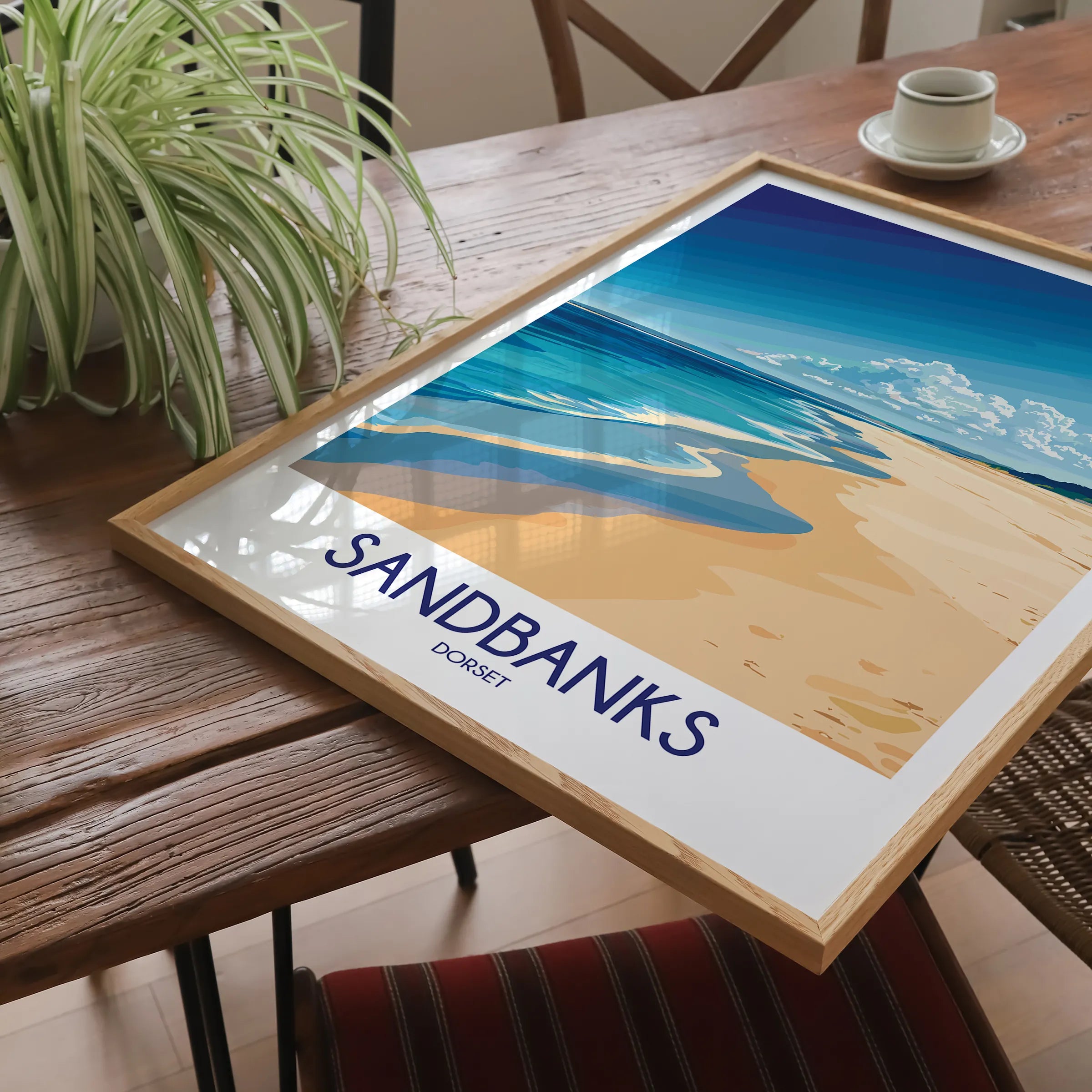 Sandbanks Souvenir Poster Print