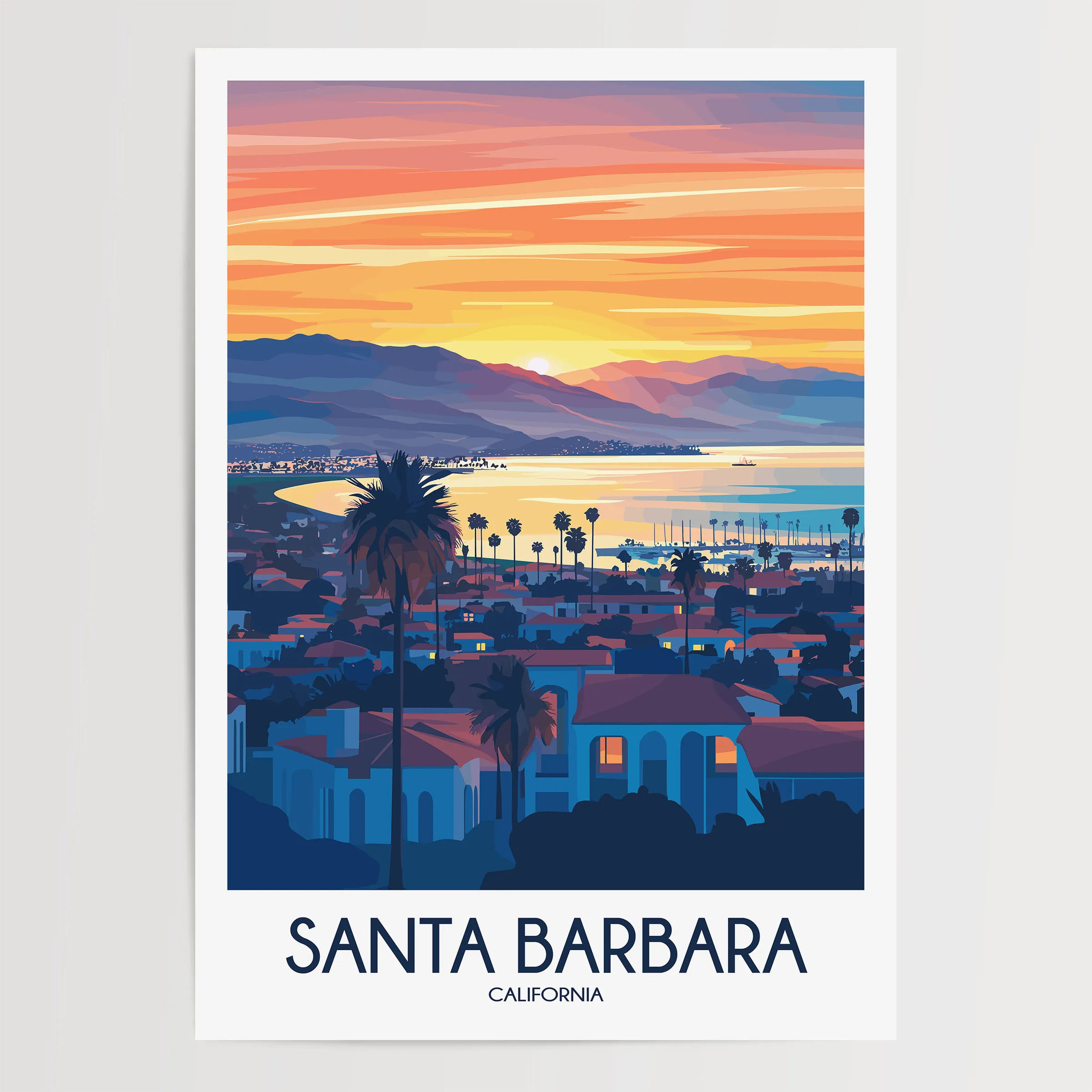 Santa Barbara Destination Art Gift