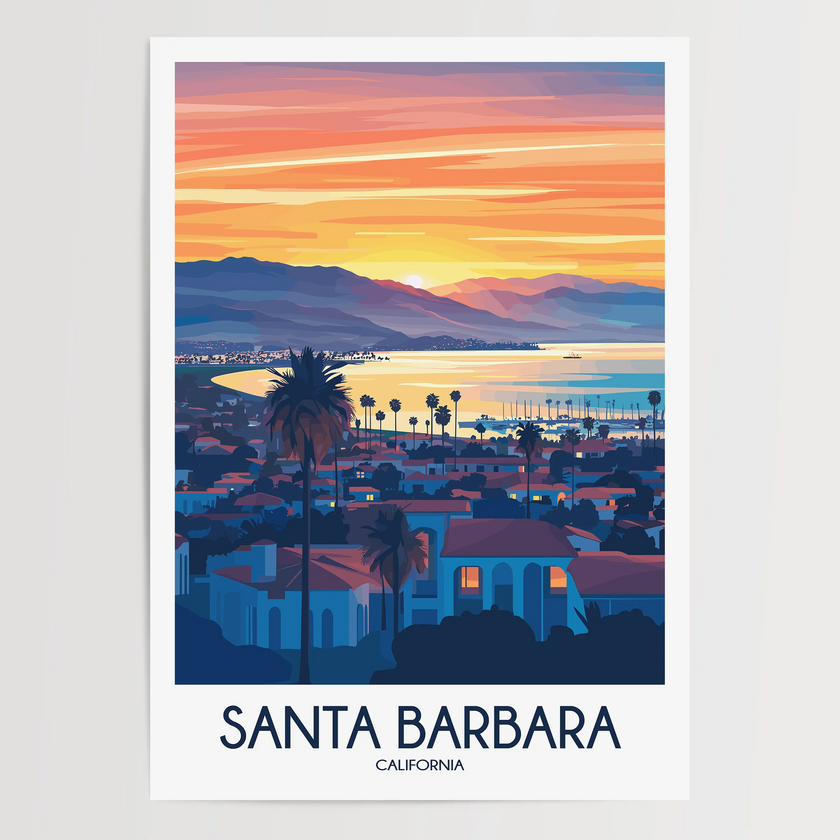 Santa Barbara Destination Art Gift