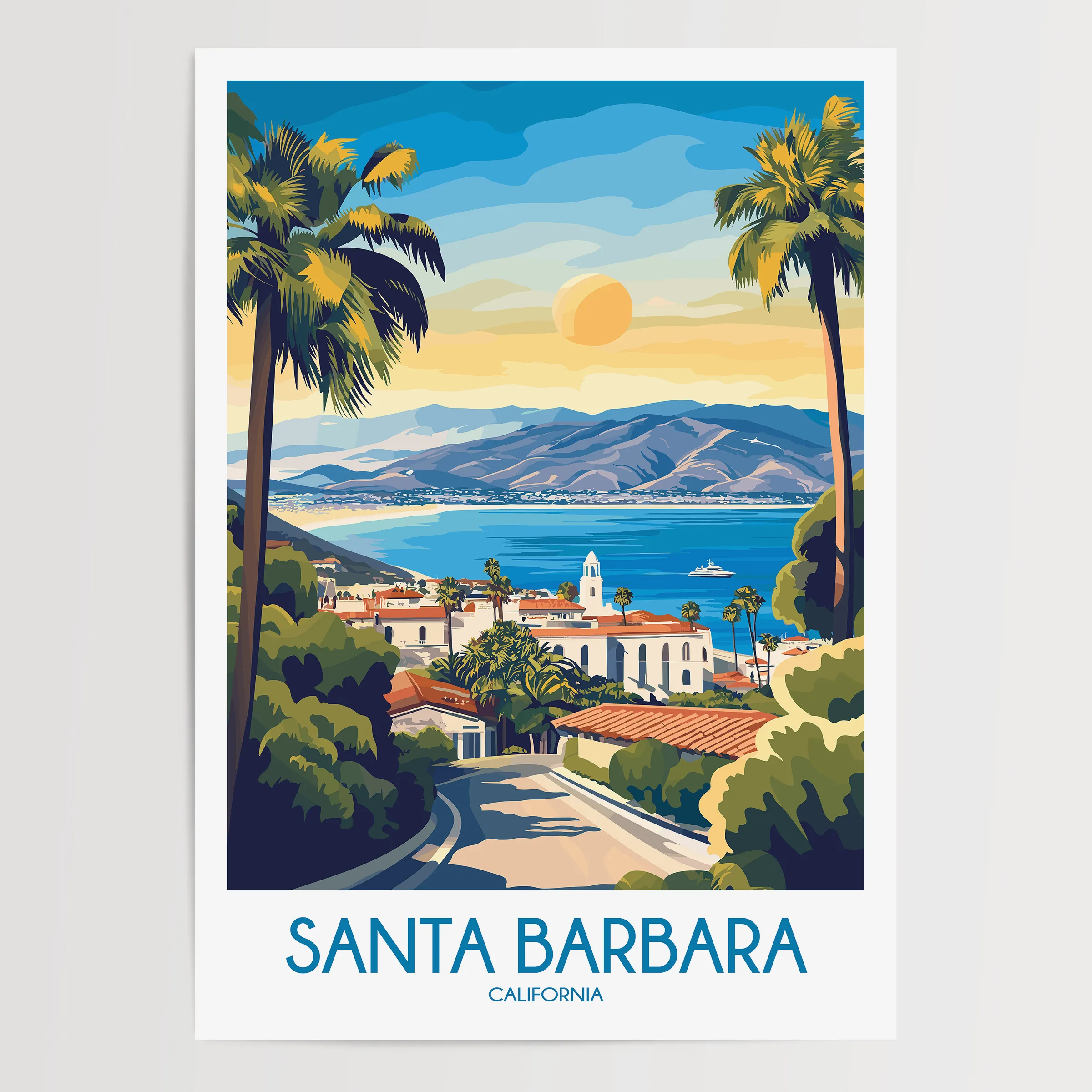 Santa Barbara Travel Memory Gift