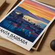 Santa Barbara Vintage Style Print