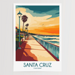 Santa Cruz Destination Art Gift