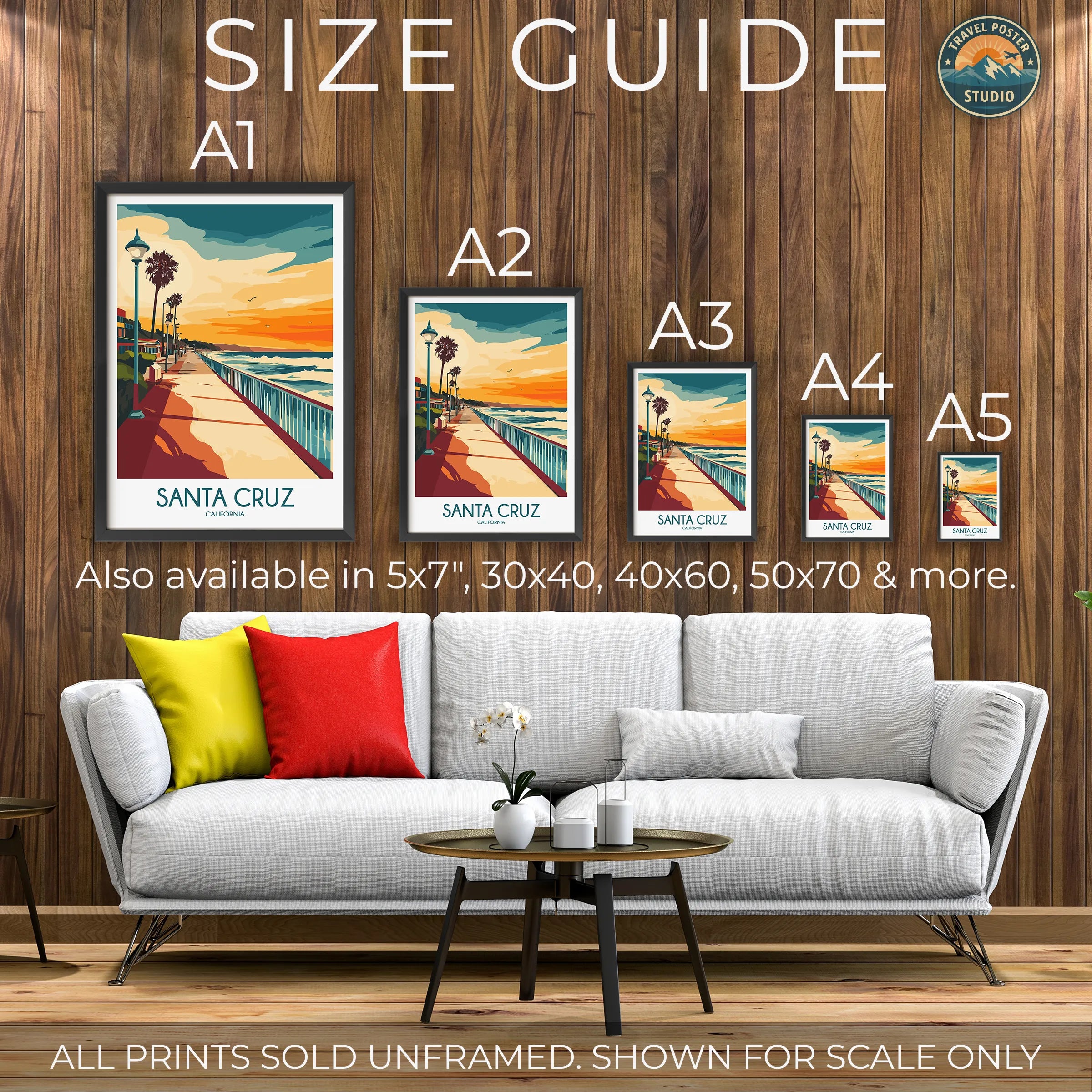 Santa Cruz Gallery Quality Print