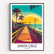 Santa Cruz Minimalist Wall Art