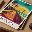 Santa Cruz Souvenir Poster Print
