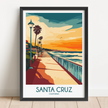 Santa Cruz Souvenir Poster Print