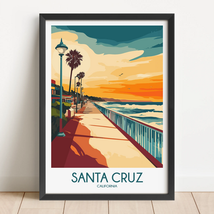 Santa Cruz Souvenir Poster Print
