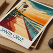 Santa Cruz Vintage Style Print