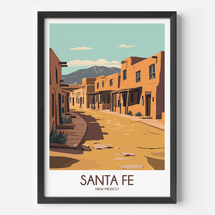 Santa Fe Destination Art Gift
