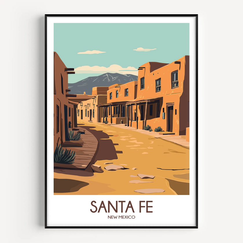Santa Fe Home Office Decor