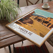 Santa Fe Modern Travel Poster