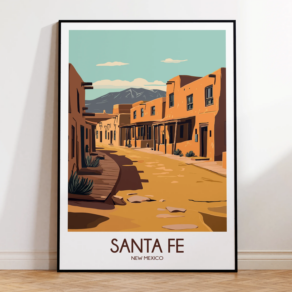 Santa Fe Souvenir Poster Print