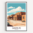 Santa Fe Souvenir Poster Print