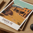 Santa Fe Vintage Style Print