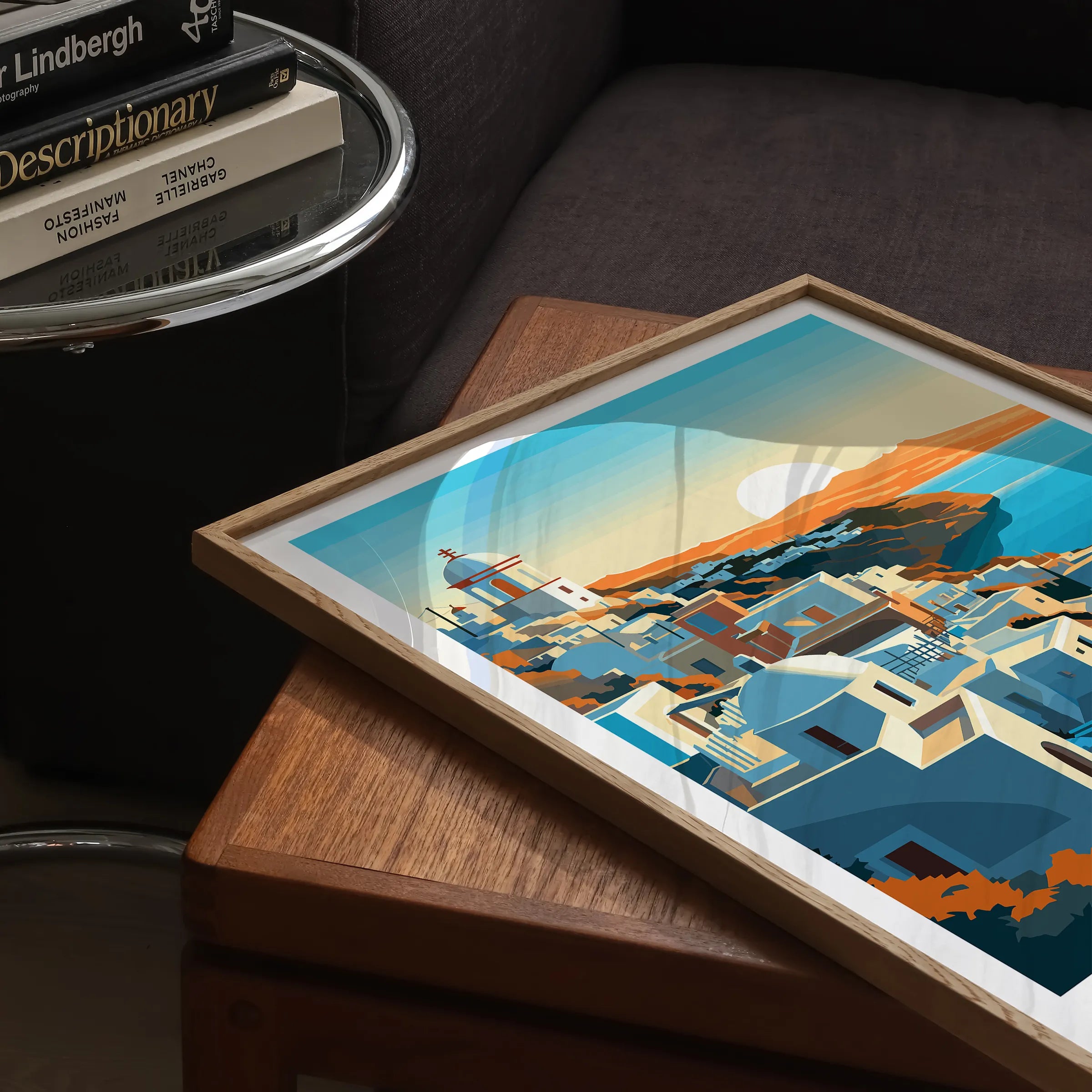 Santorini Home Office Decor