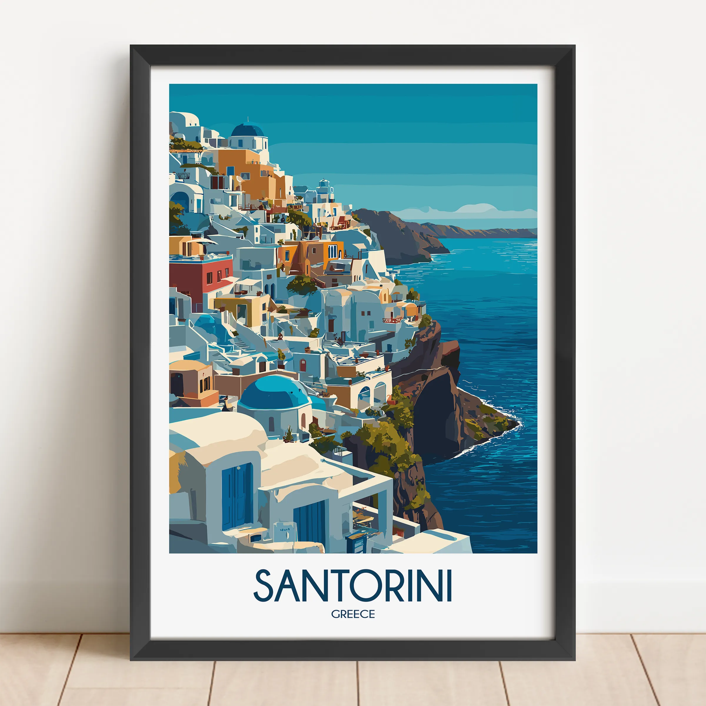 Santorini Home Office Decor