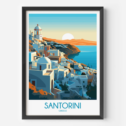 Santorini Home Office Decor