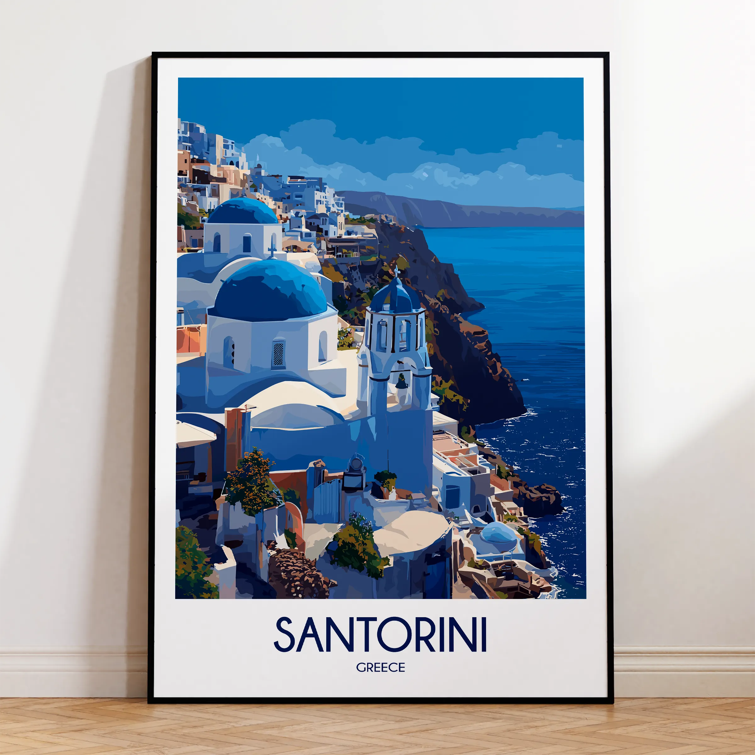 Santorini Home Office Decor