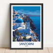 Santorini Scenic Landscape Art