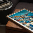 Santorini Souvenir Poster Print