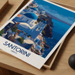 Santorini Vintage Style Print