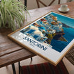 Santorini Vintage Style Print