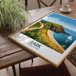 Sark Retro Travel Illustration