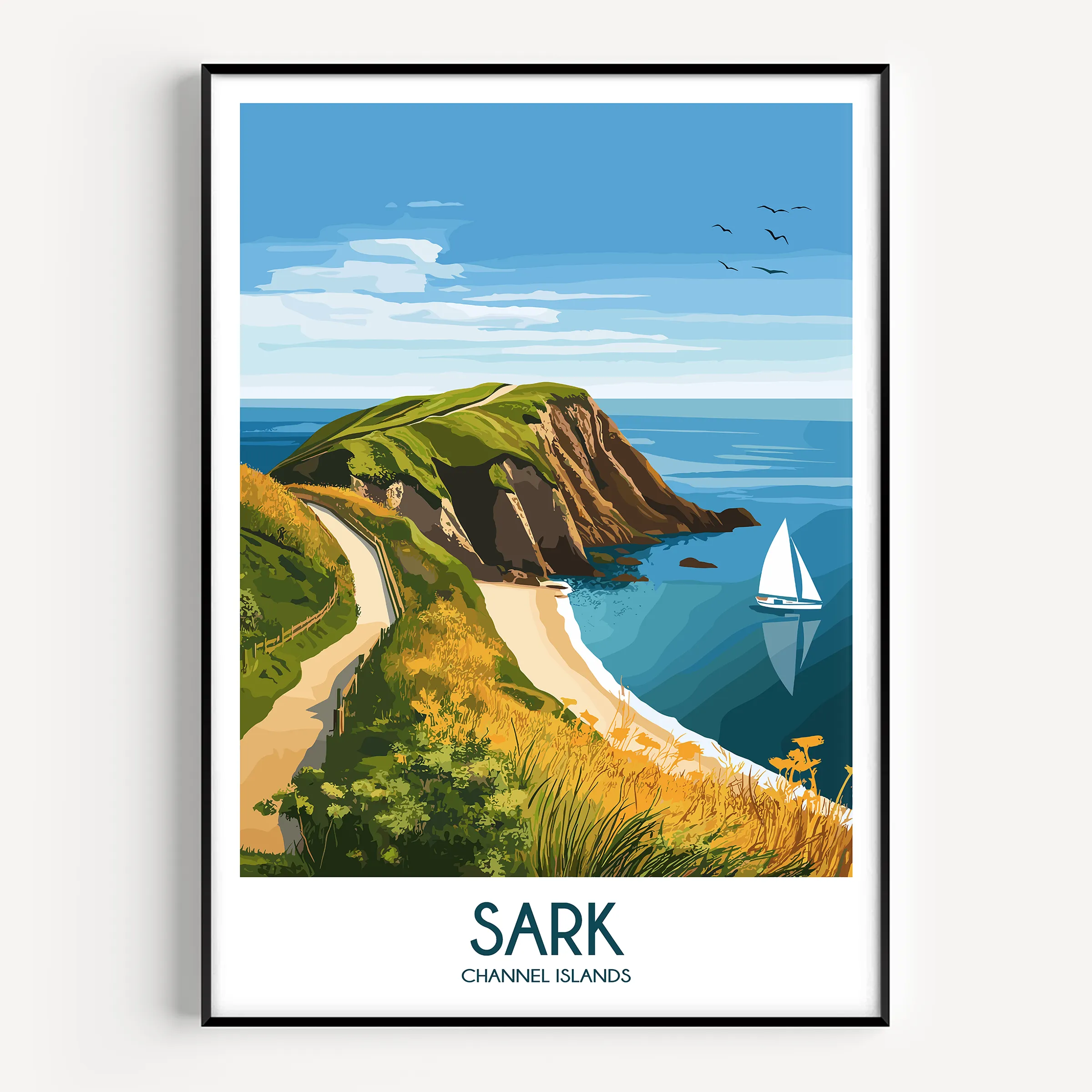 Sark Souvenir Poster Print