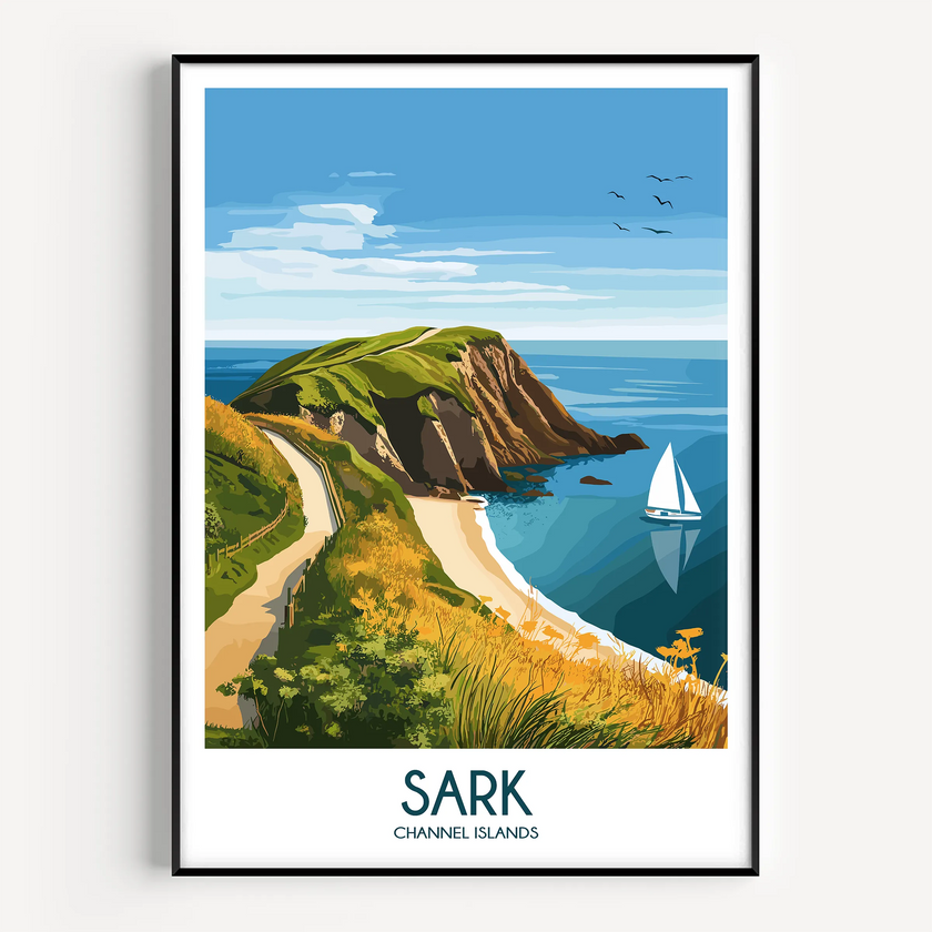 Sark Souvenir Poster Print