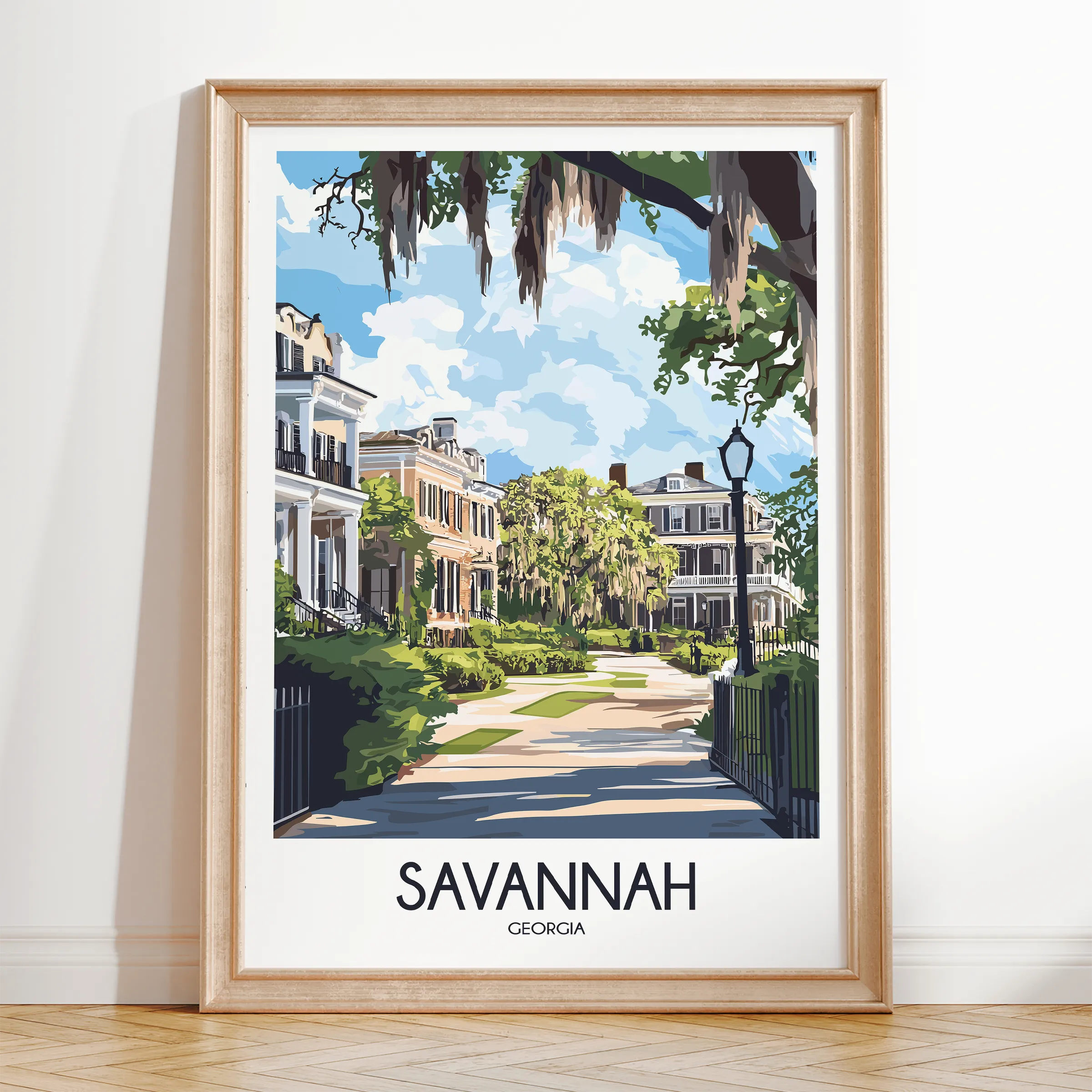 Savannah Minimalist Wall Art