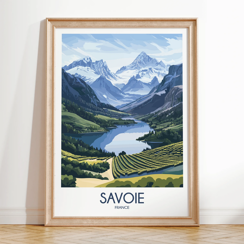 Savoie Destination Art Gift