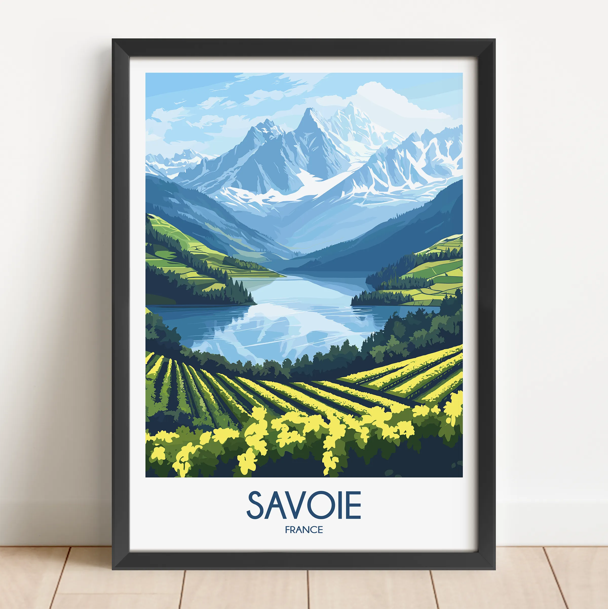 Savoie Destination Art Gift