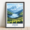 Savoie Destination Art Gift