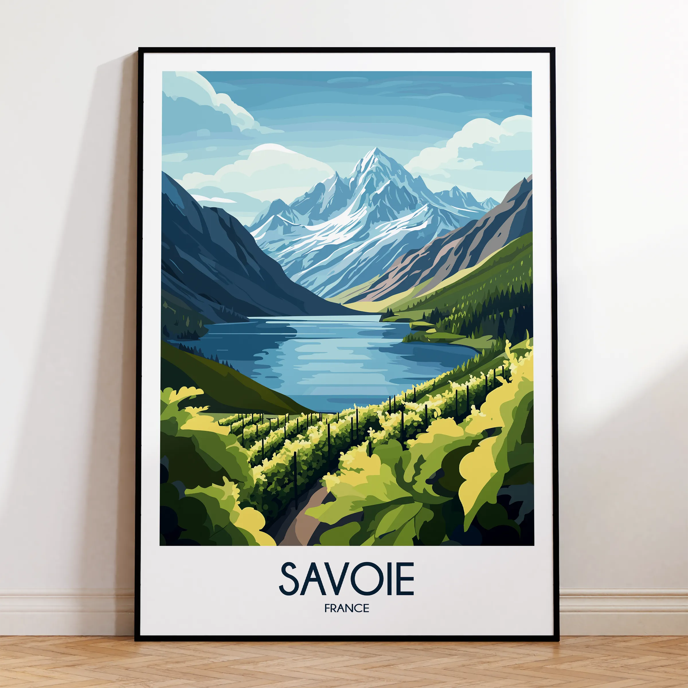 Savoie Destination Art Gift