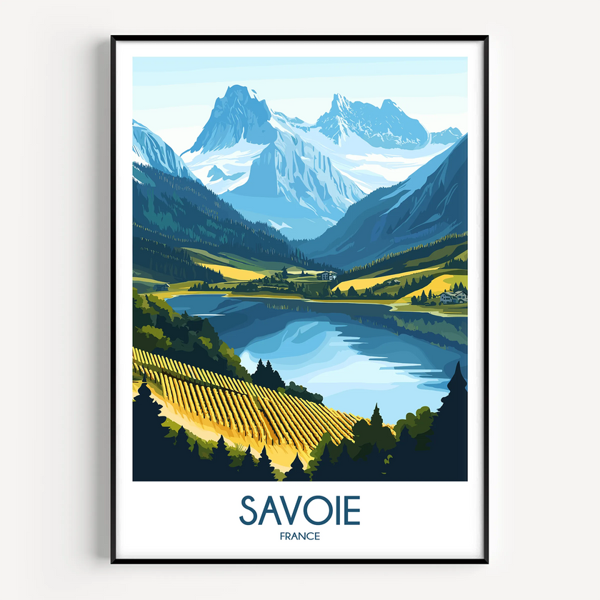 Savoie Destination Art Gift