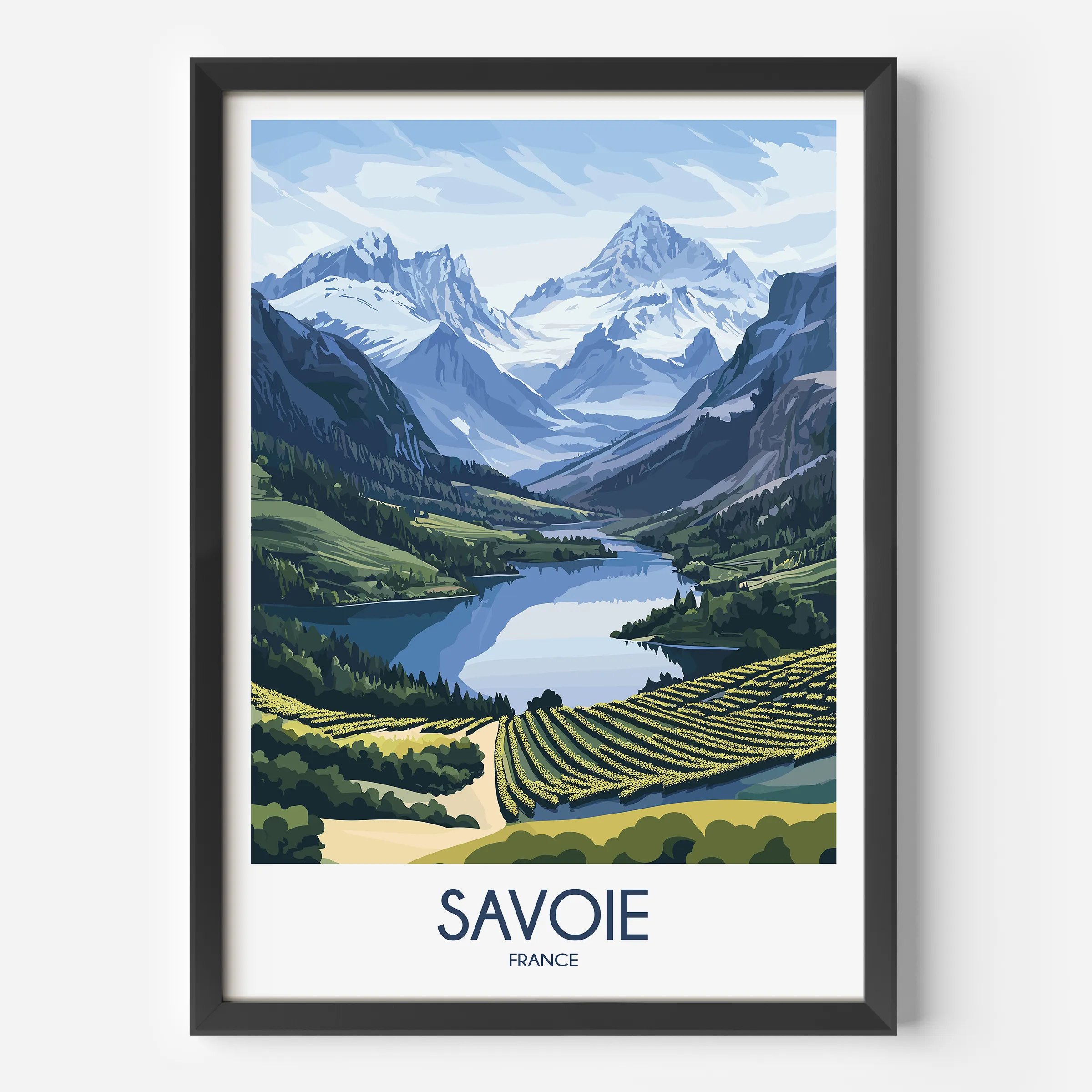 Savoie Minimalist Wall Art