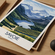 Savoie Modern Travel Poster