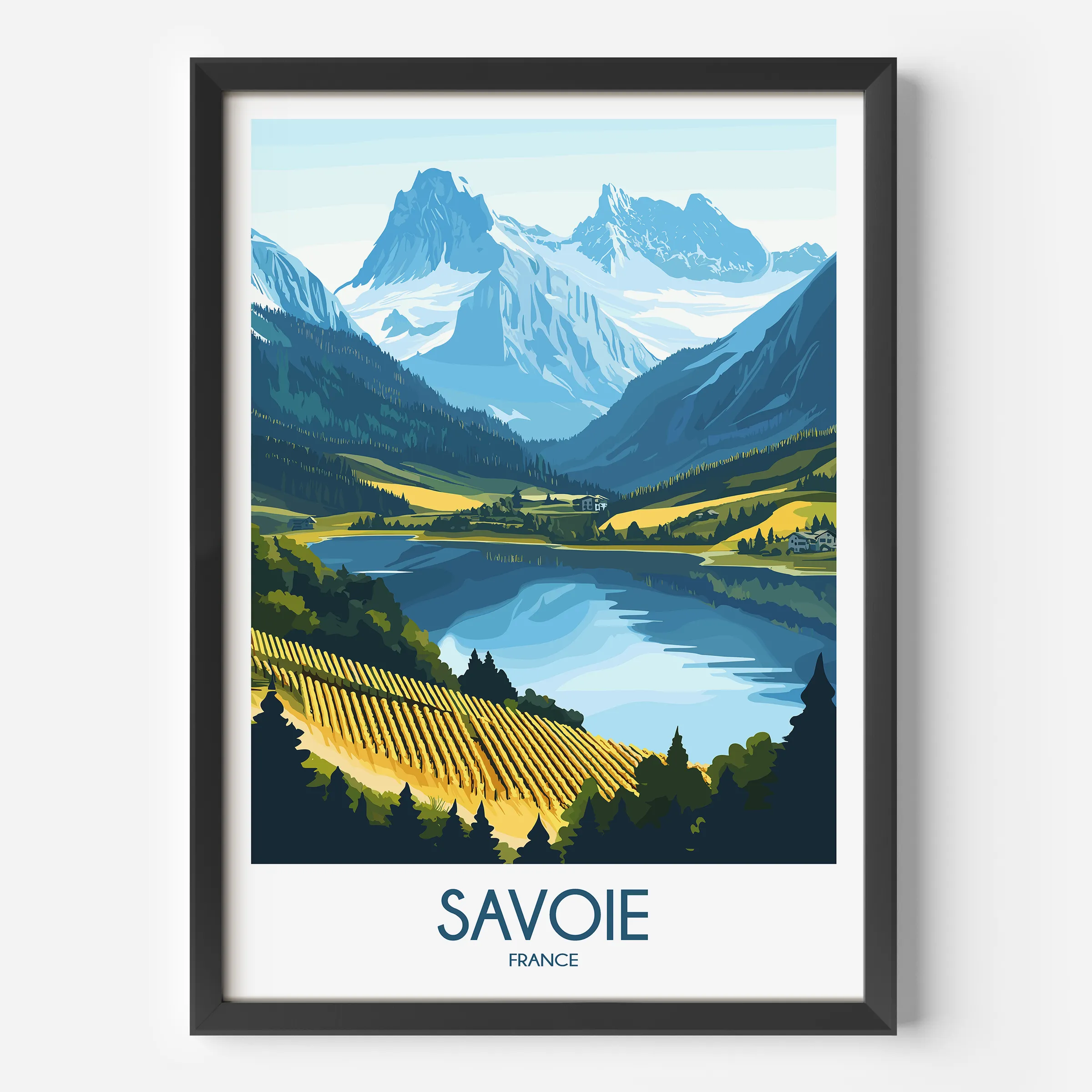 Savoie Scenic Landscape Art