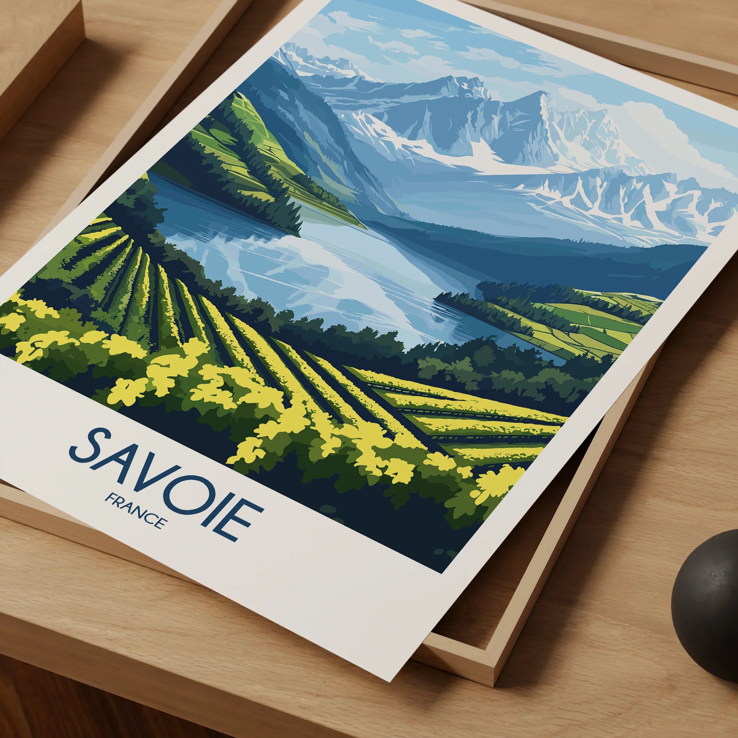 Savoie Vintage Style Print