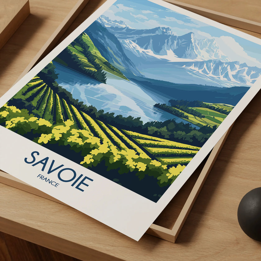 Savoie Vintage Style Print