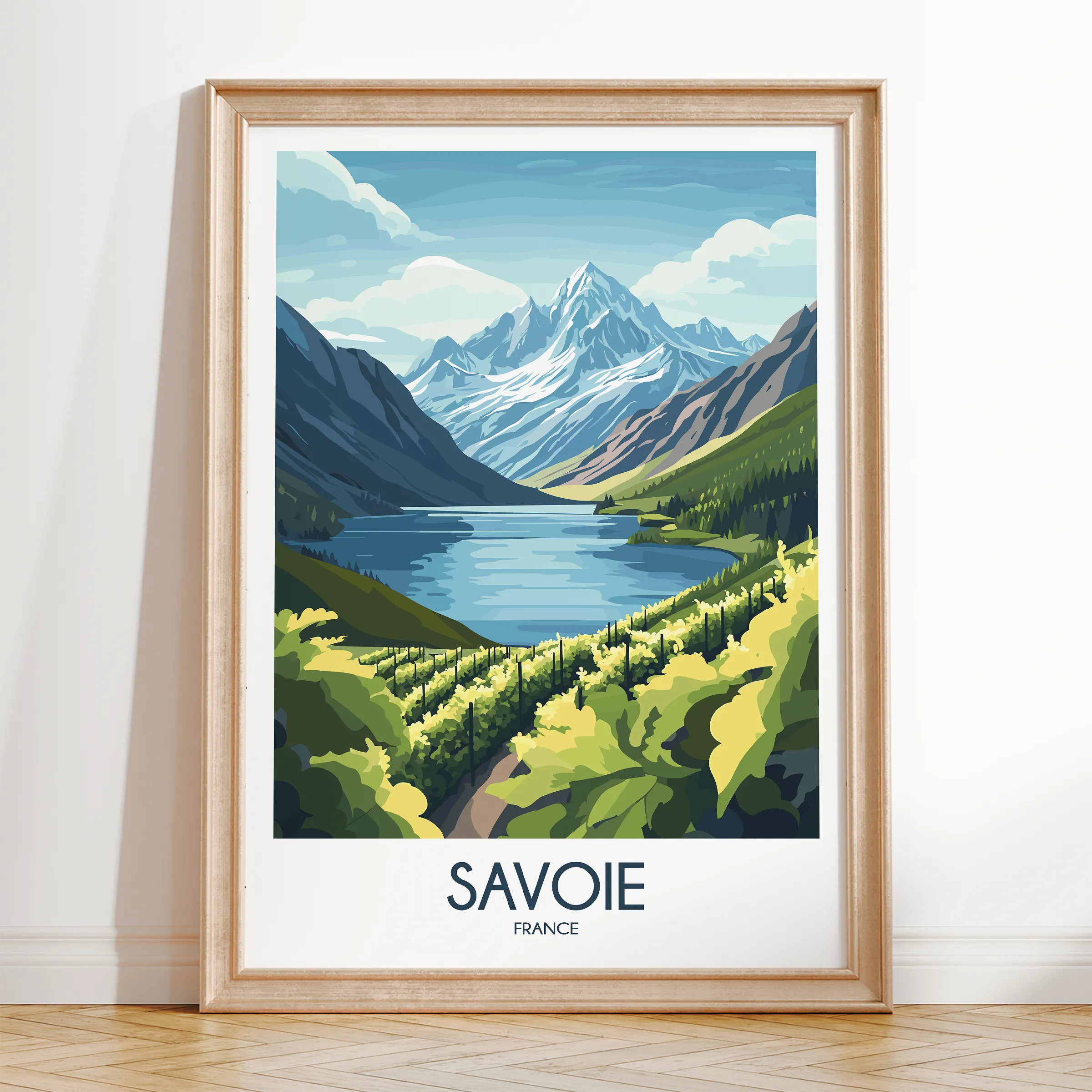 Savoie Vintage Style Print